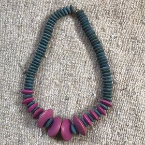 Vintage 1980’s Wooden Necklace